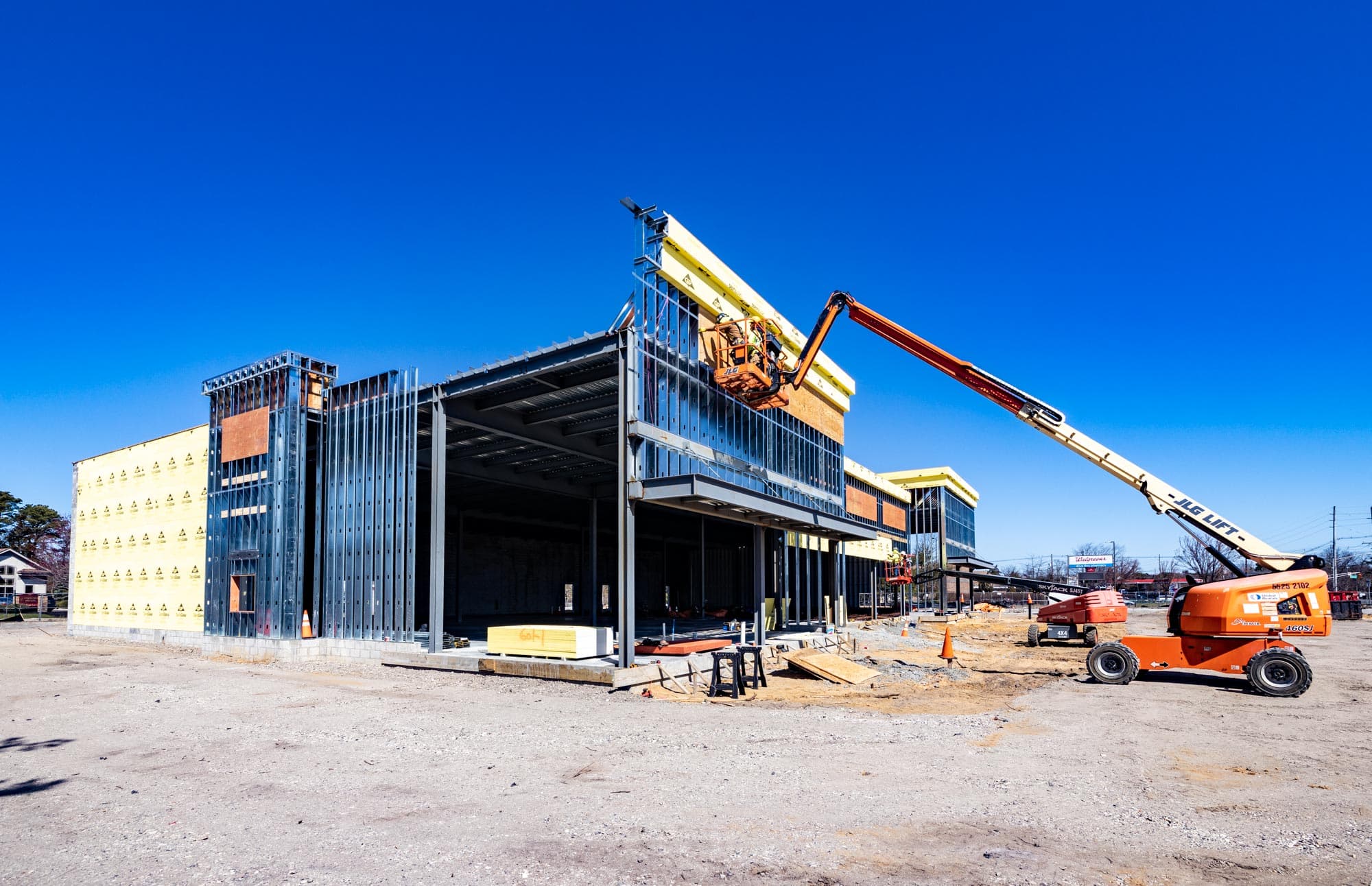 Retail Center Building Construction